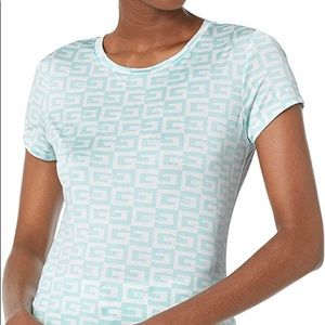 Guess Women’s short sleeve Checker Logo Tee